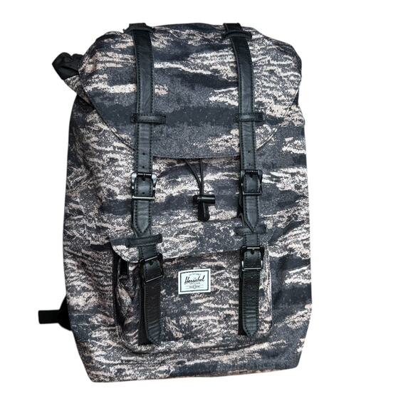 Herschel Little America Mid Backpack Adjustable Drawcord Ash Rose Desert 17L main image 6